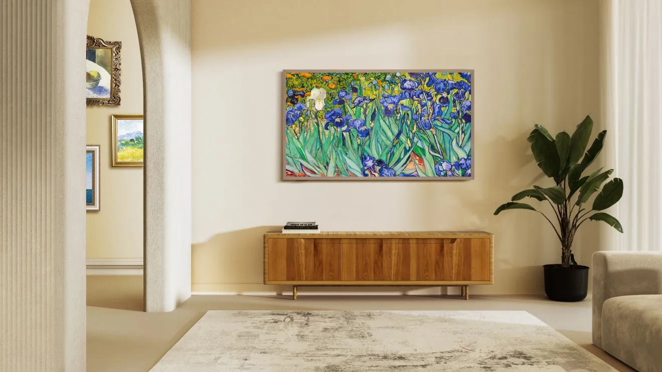 Hisense Cavas TV in light and airy living room Hisense Cavas TV in light and airy living room