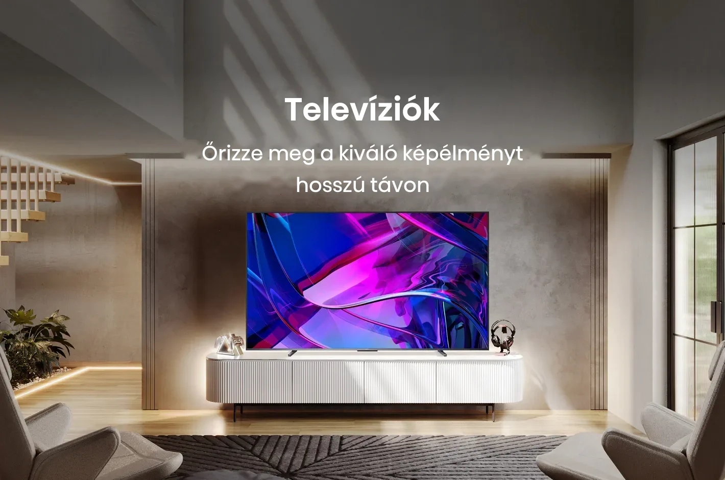 Hisense televízió a nappaliban Hisense televízió a nappaliban