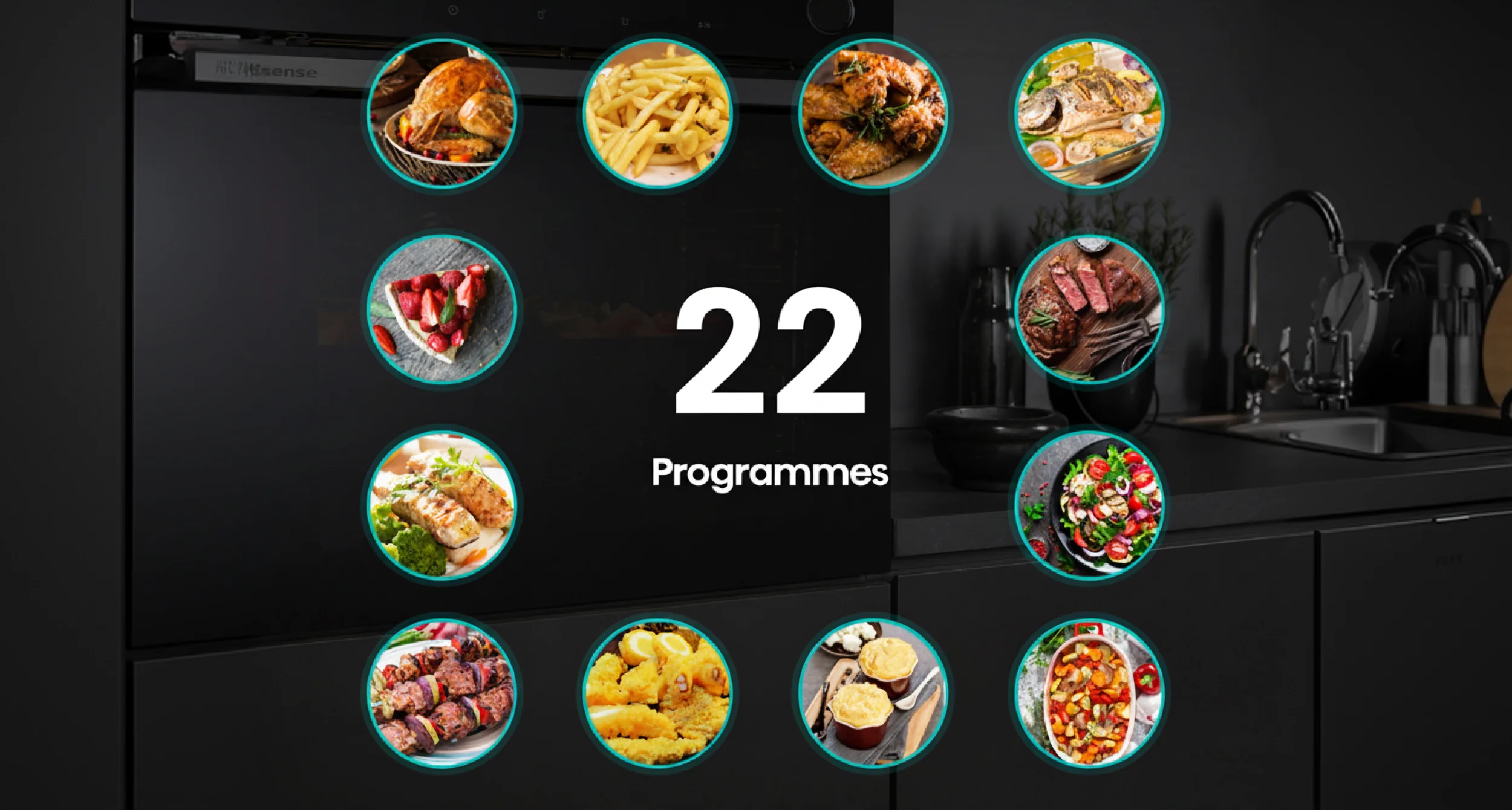 22 Automatic Programmes on Ovens 22 Automatic Programmes on Ovens