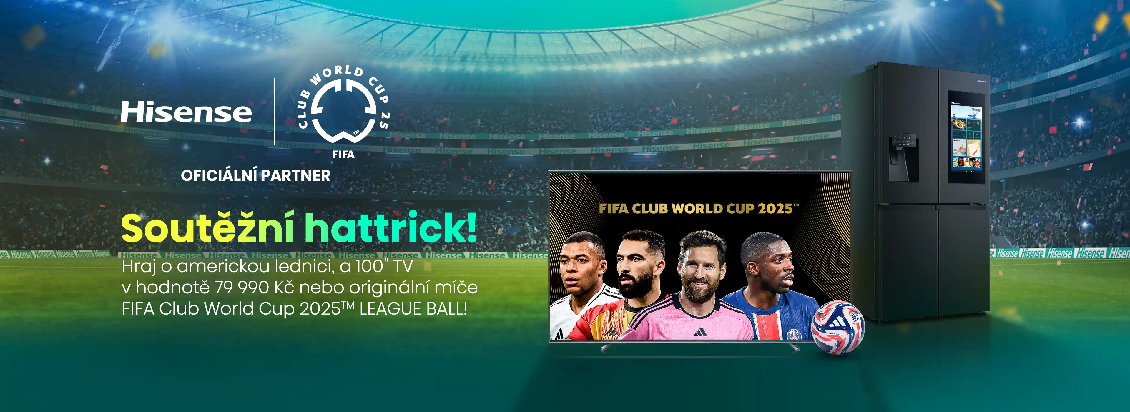 Fifa Cwc Leds Vyhrajte americkou lednici, 100