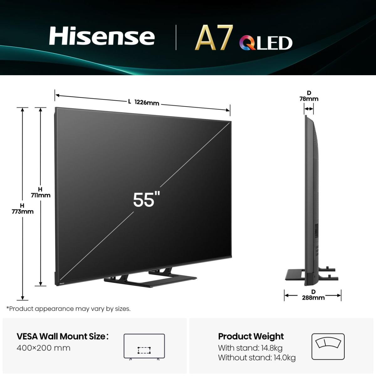Pièces détachées et accessoires Télévision HISENSE 55A7GQ Pièces détachées et accessoires Télévision HISENSE 55A7GQ
