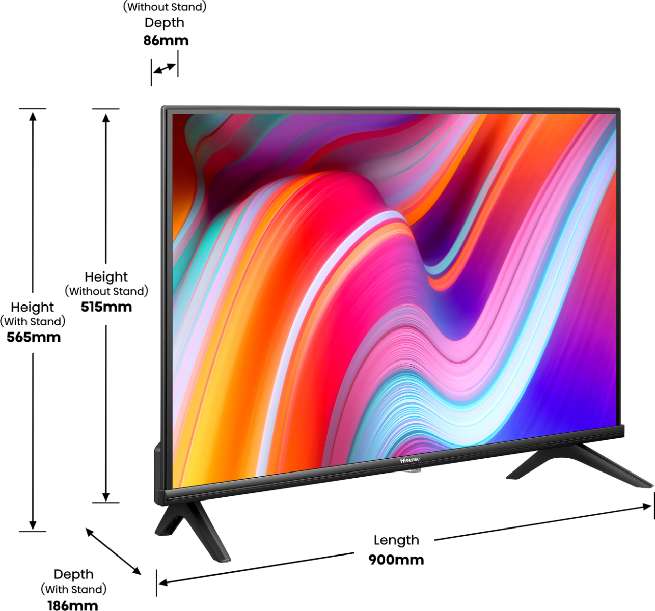 FHD Smart TV - 40A4KTUK - Hisense