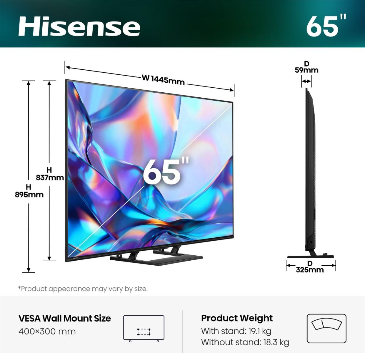 TV SET 65A7STUK HSN 2 TV SET 65A7STUK HSN 2