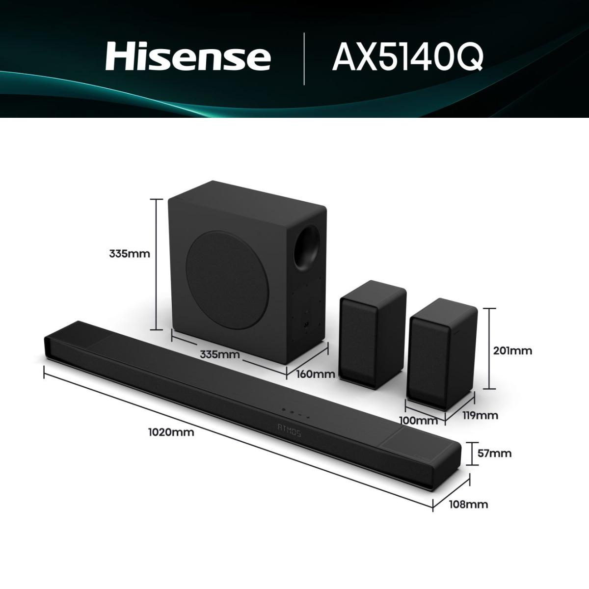 SOUNDBAR SYSTEM AX5140Q HSN 2 SOUNDBAR SYSTEM AX5140Q HSN 2