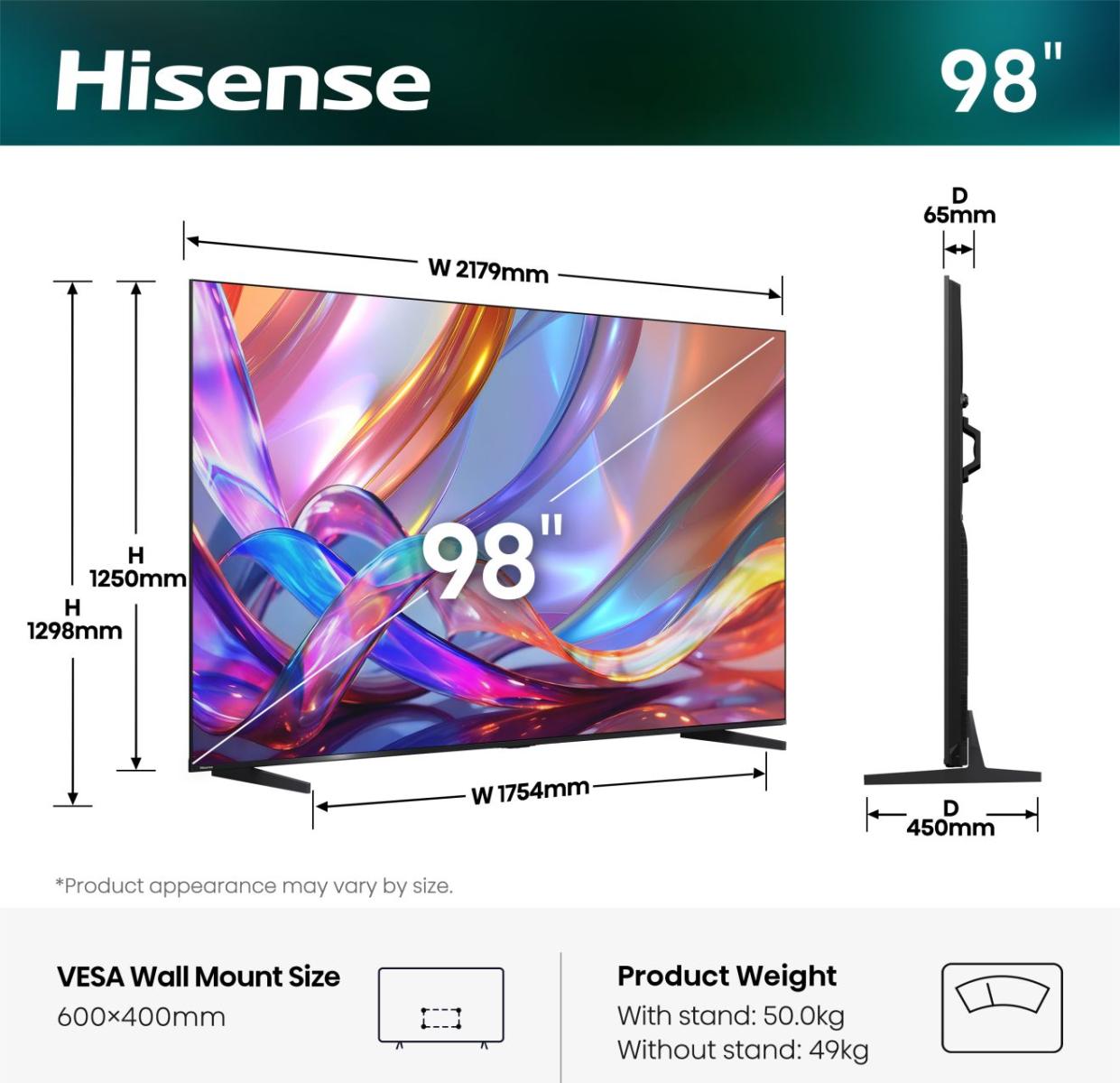 TV SET 98E7S HSN 2 TV SET 98E7S HSN 2