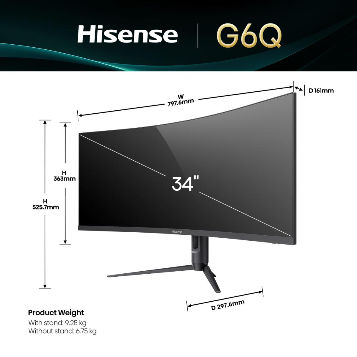 MONITOR 34G6QUK HSN 2 MONITOR 34G6QUK HSN 2