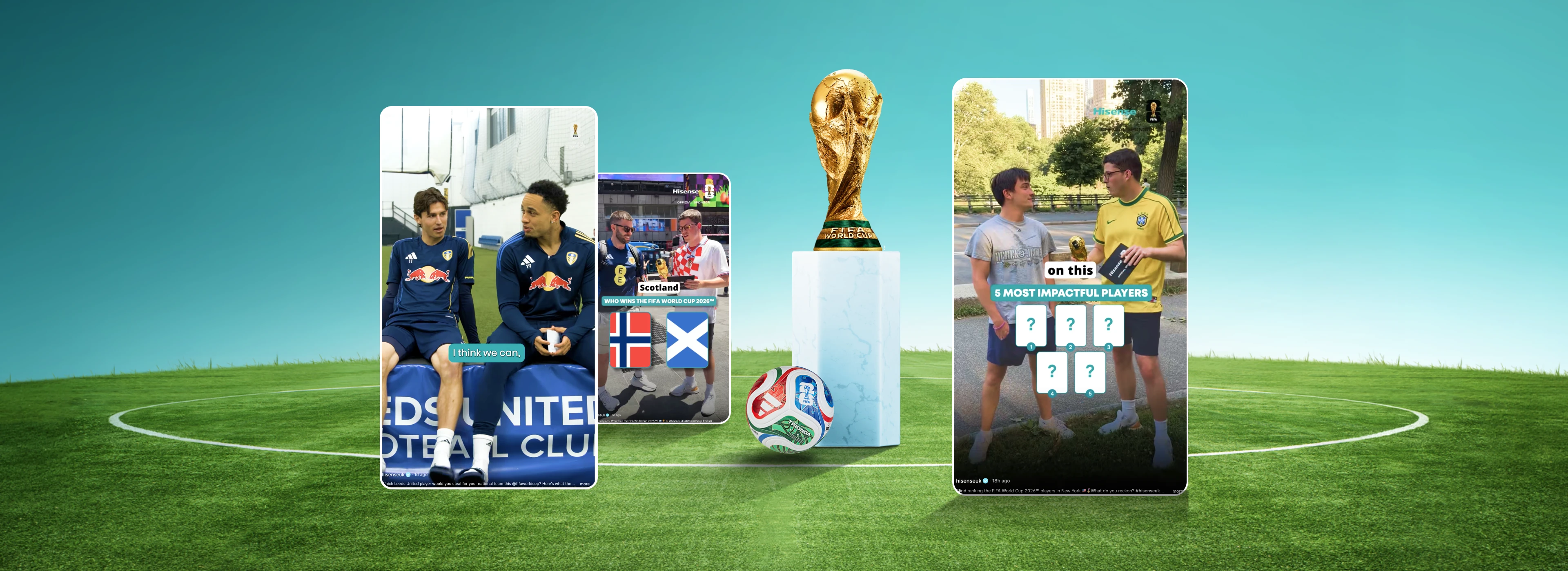 Check out Hisense's TikTok for the latest World Cup videos Check out Hisense's TikTok for the latest World Cup videos